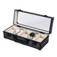 Luxury Watch Case for Men, Carbon Fiber Hard Watch Box with Plush Interior, Single Storage Watch Organizer, Luxury Gift Box for Collectors