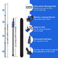 3-12FT Carbon Fiber Light Bulb Changer - 18FT Reach