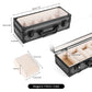 Luxury Watch Case for Men, Carbon Fiber Hard Watch Box with Plush Interior, Single Storage Watch Organizer, Luxury Gift Box for Collectors
