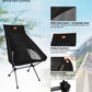 Msnaile Premium Carbon Fiber High-Back Camping Chair – 2.7lbs Ultralight, 330lbs Heavy-Duty Capacity, Portable Folding Seat for Backpacking & Outdoor Adventure (Black)
