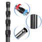 Carbon Fiber Pool Pole, Professional Ultralight Pool Poles 3.7/4.6 to 12/15 FT, Telescoping Lightweight Pool Cleaning Pole, Brush