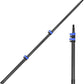 3-30 ft Carbon Fiber Long Telescoping Extension Pole Multi-Purpose Extendable Pole with Universal Twist-on Metal Tip gutter cleaning tools