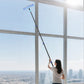 12FT Carbon Fiber Window Cleaner - Telescopic Pole Scrubber & Squeegee