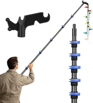 Carbon Fiber Telescoping Christmas Light Hanging Pole