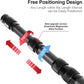 Telescopic Tarp Poles, Canopy Adjustable Carbon Fiber Poles Set of 2, Portable & Lightweight Tent Tarps for Awning, Camping, Hiking 118"