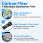 3-12FT Carbon Fiber Light Bulb Changer - 18FT Reach