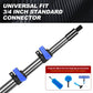 12-Foot Car Wash Brush with Long Handle & Built-in Rubber Squeegee - Carbon Fiber Extension Pole Cleaning Brush for Cars, Trucks, RVs, Boats, House Siding - Dual Function, Scratch-Free
