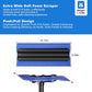 Carbon Fiber Snow Roof Rake 24FT Extendable Roofs Solar Panels Cars
