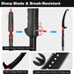 Lightweight Carbon Fiber Manual Pole Saw for Tree Trimming | 100% carbon fiber pole, sturdy locking joints prevent wobble, sharp steel blade and scissors, safely for tall tree branches