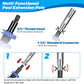 Carbon Fiber Pool Pole, 16FT Heavy Duty Telescopic Pool Pole, Universal Extension Pole for Nets, Skimmers
