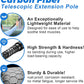 Carbon Fiber Snow Roof Rake 24FT Extendable Roofs Solar Panels Cars