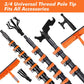 4.7-30 FT Carbon Fiber Christmas Light Pole Hanger Tool with Hook