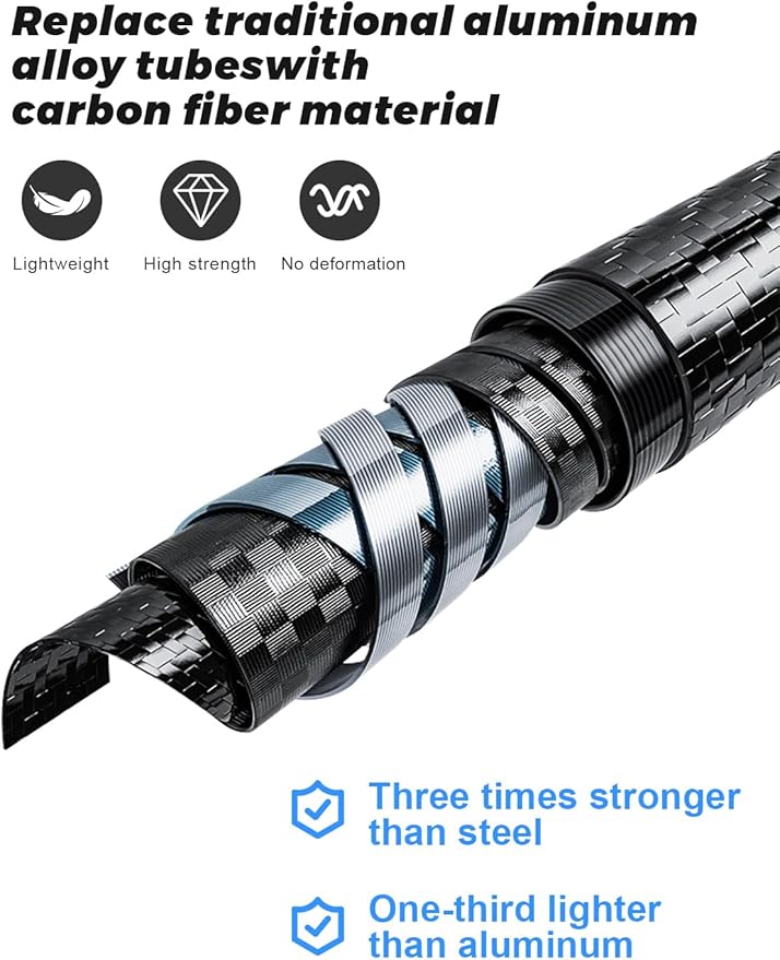 Camping Chair, Carbon Fiber Frame 1.5 lbs Ultralight Folding Chair, Compact Portable Camp Chair for Adults, Backpacking, Hiking, Outdoor, Travel