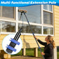 Carbon Fiber Pool Pole, 16FT Heavy Duty Telescopic Pool Pole, Universal Extension Pole for Nets, Skimmers
