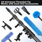 Lightweight Carbon Fiber Manual Pole Saw for Tree Trimming | 100% carbon fiber pole, sturdy locking joints prevent wobble, sharp steel blade and scissors, safely for tall tree branches