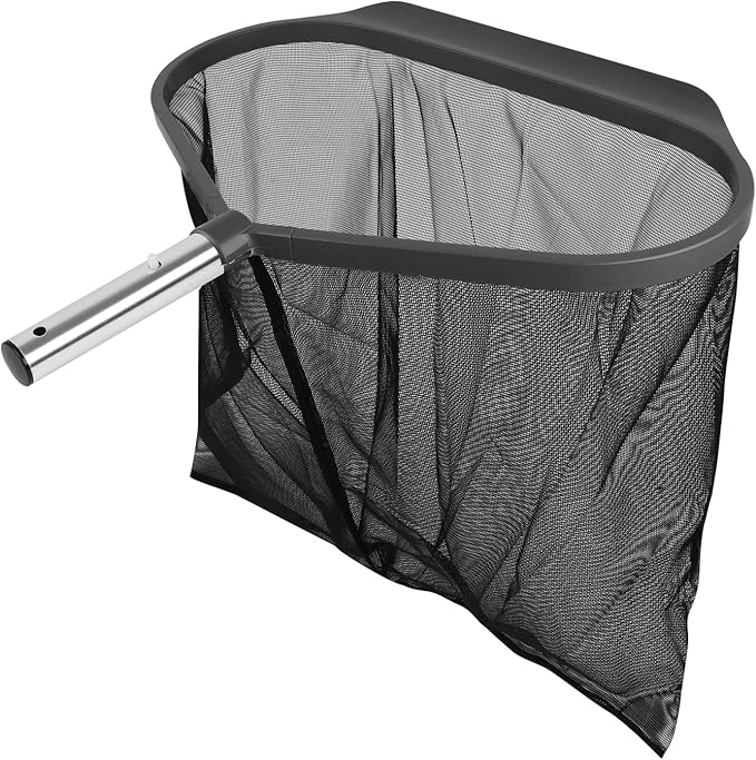 Msnaile Heavy Duty Pool Net Skimmer - Fine Mesh Leaf Skimmer for All Standard Poles (Pole Not Included)