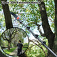 Lightweight Carbon Fiber Manual Pole Saw for Tree Trimming | 100% carbon fiber pole, sturdy locking joints prevent wobble, sharp steel blade and scissors, safely for tall tree branches