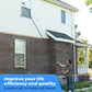 5-in-1 Duster Kit - 4.7-24FT Carbon Fiber Pole for High Ceilings/Fans