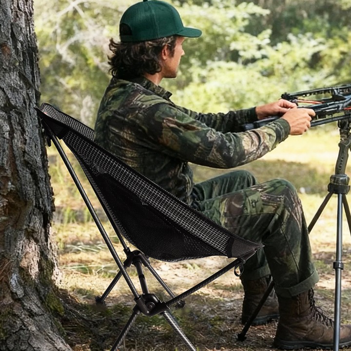 Msnaile Ultralight Carbon Fiber Camping Chair 1.5 lbs - Portable for Hiking/Backpacking