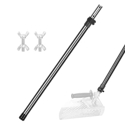 Carbon Fiber Sand Scoop Pole - Rust - Proof Telescopic Beach Metal Detecting Tool